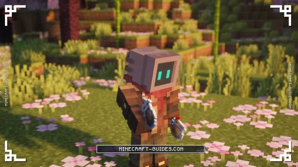 Close-up of the player holding Hot Cocoa and Apple Cider