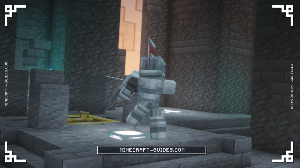 A Haunted Knight spinning with its sword in a sweeping attack