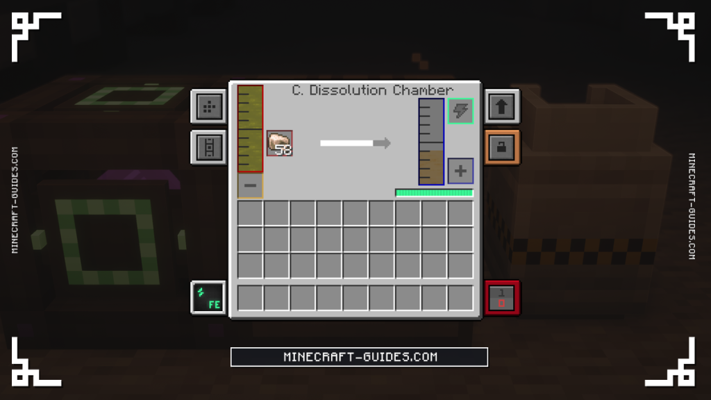 The Mekanism Chemical Dissolution Chamber screen dissolving Raw Iron in Sulfuric Acid into Dirty Slurry