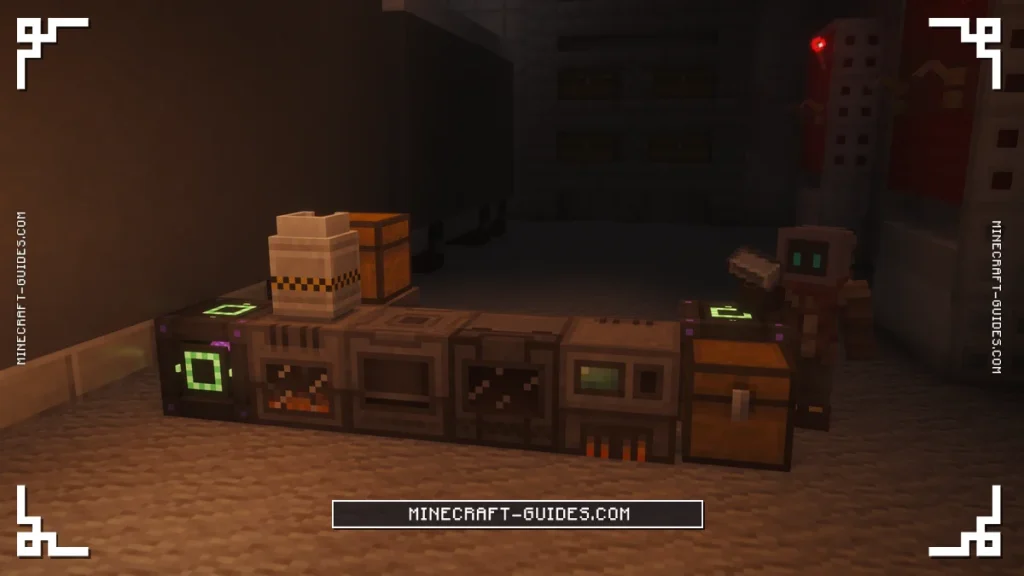 A 3x ore line from Purification Chamber through Crusher and Enrichment Chamber to an Energized Smelter in Mekanism