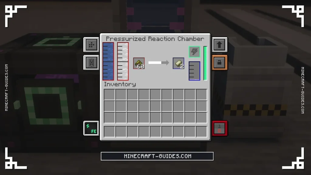 The Mekanism Pressurized Reaction Chamber screen making Ethene from Bio Fuel, Water and Hydrogen