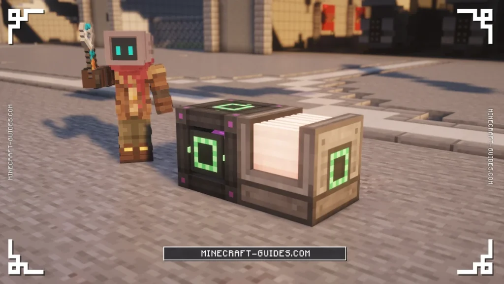 A Resistive Heater powered by an Energy Cube on a sunny Mekanism airport apron