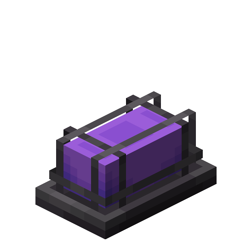 Purple Industrial Lamp
