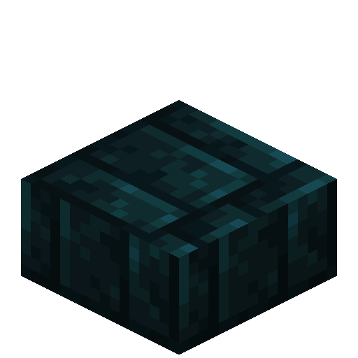 Cut Sculk Stone Slab