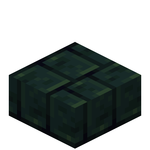 Sculk Grime Brick Slab