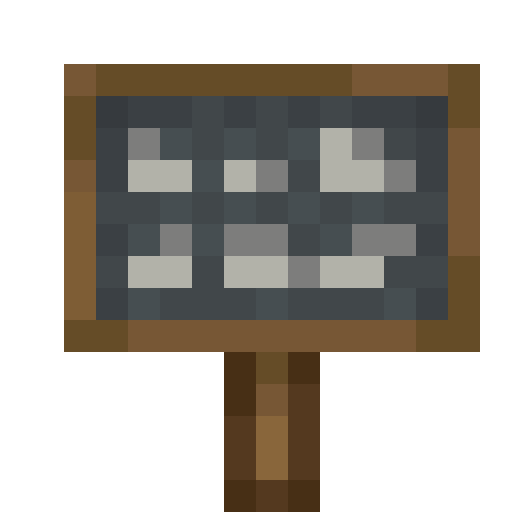 Gray Canvas Sign