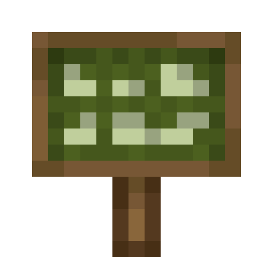 Green Canvas Sign