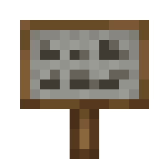 Light Gray Canvas Sign