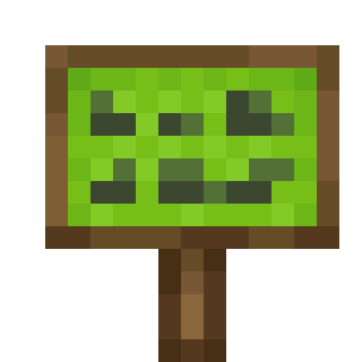 Lime Canvas Sign