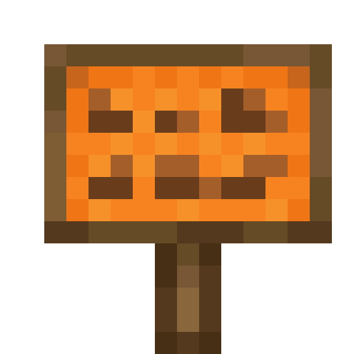 Orange Canvas Sign