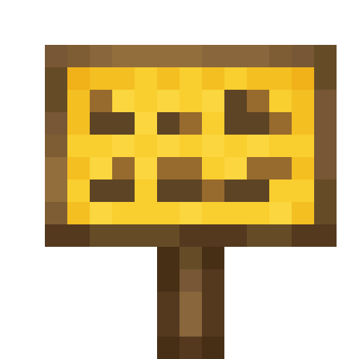 Yellow Canvas Sign