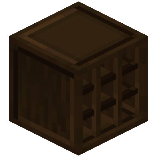Big Dark Oak Wine Bottle Storage